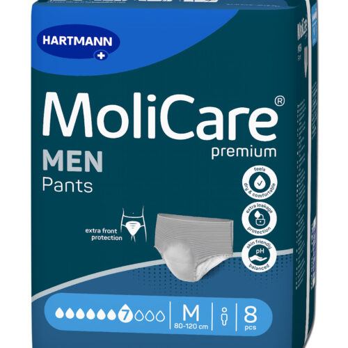 Inkontinenčné naťahovacie nohavičky pre mužov MoliCare Premium MEN PANTS 7 kvapiek M, 8ks