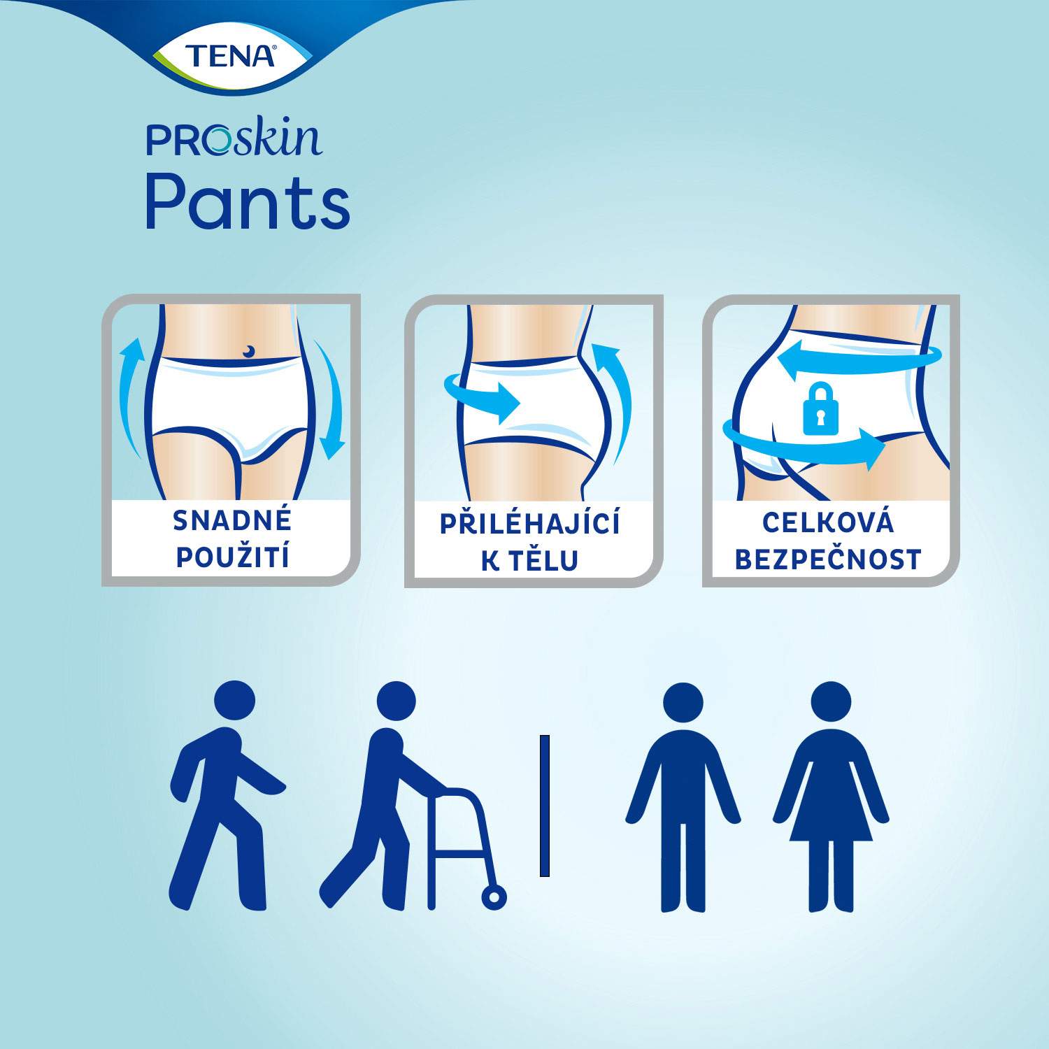TENA Pants Super L naťahovacie inkontinenčné nohavičky 1x12 ks – Obrázok 3