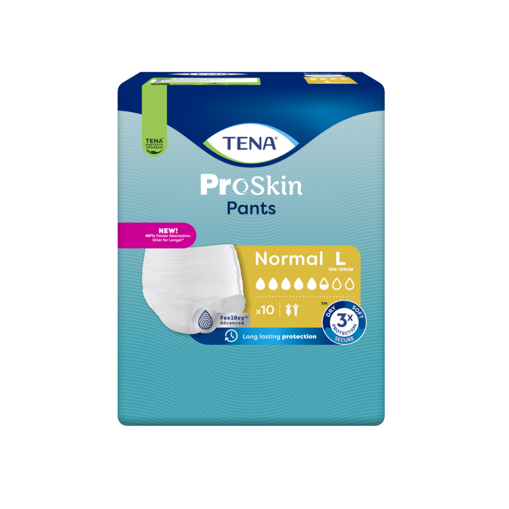 TENA Pants Normal L naťahovacie inkontinenčné nohavičky 1x10 ks