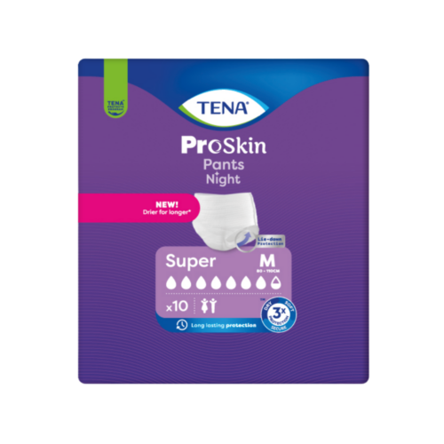 TENA Pants Night Super M naťahovacie inkontinenčné nohavičky na noc 1x10 ks