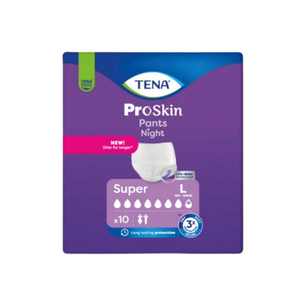 TENA Pants Night Super L naťahovacie inkontinenčné nohavičky na noc 1x10 ks