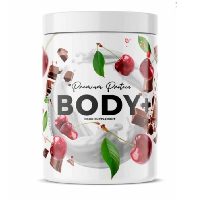 Protein BODY +, príchuť čerešňa a čokoláda, 500g