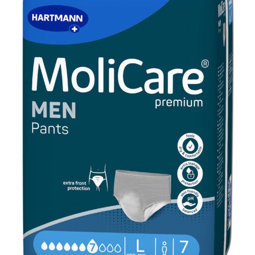 Inkontinenčné naťahovacie nohavičky pre mužov MoliCare Premium MEN PANTS 7 kvapiek L, 7ks