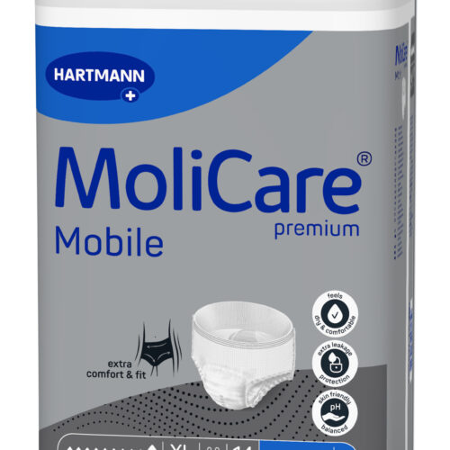 Plienkové nohavičky naťahovacie Molicare Premium Mobile 10 kvapiek XL, 14 ks