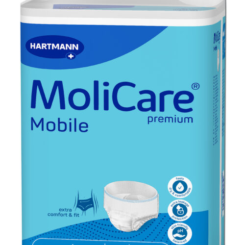 Plienkové nohavičky naťahovacie MoliCare Premium Mobile 6 kvapiek L, 14 ks