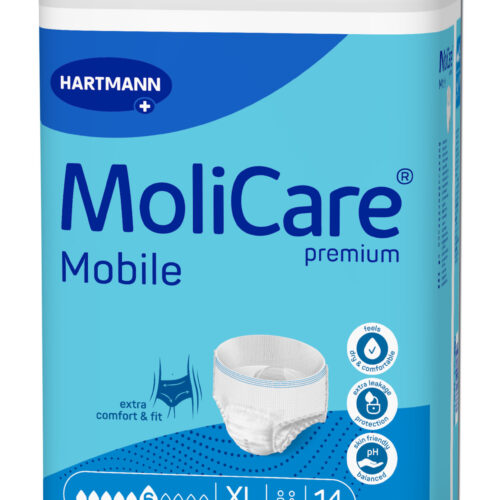 Plienkové nohavičky naťahovacie MoliCare Premium Mobile 6 kvapiek XL, 14 ks
